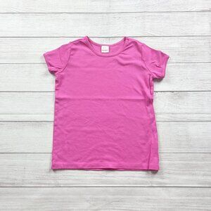 Hanna Andersson Girls Pink Short Sleeve T-Shirt Cotton Tee 12